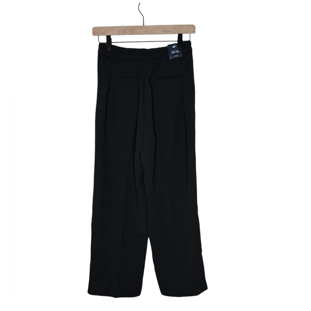 J. Crew Women’s Wide Leg Jamie Pants Trousers NWT 4P Classic Black